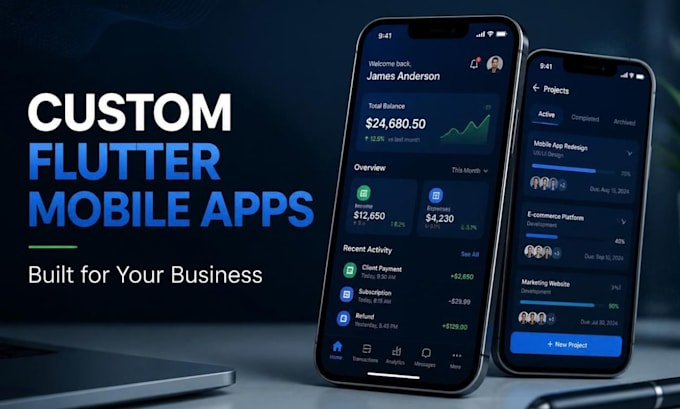 build a flutter mobile app for android and ios