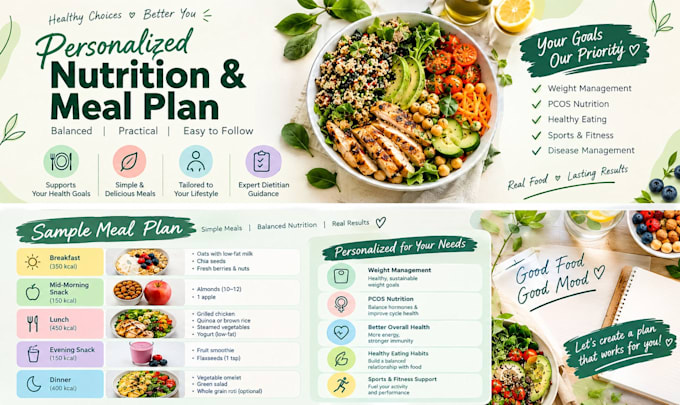 create a personalized nutrition and diet plan