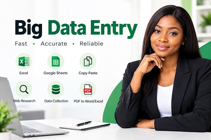 be your big data entry expert