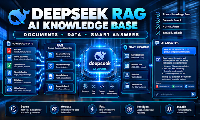 build deepseek rag chatbot, ai knowledge document assistant