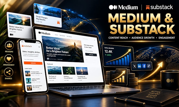 medium article promotion, substack promotion, increase audience and engagement