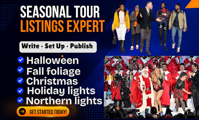 create seasonal tour listings on viator and getyourguide