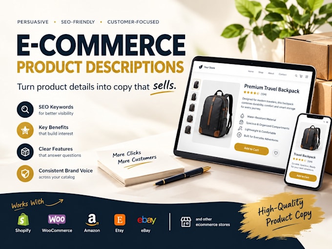 write SEO product descriptions for your ecommerce store