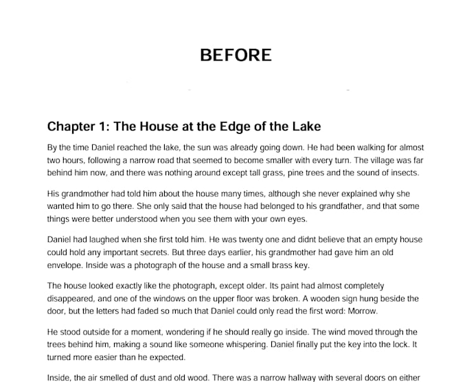 edit and prepare your book into a print ready final draft