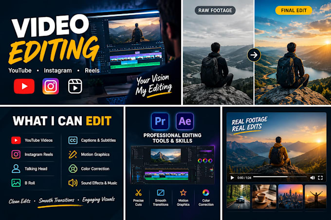 edit youtube and instagram video