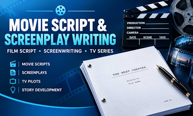 write movie script, screenplay, screenwriting, film script