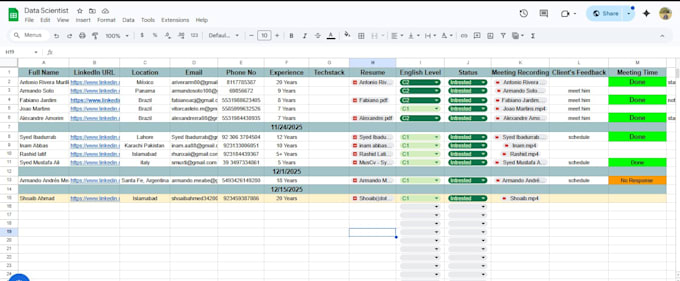 recruit and source top data scientists and ml engineers