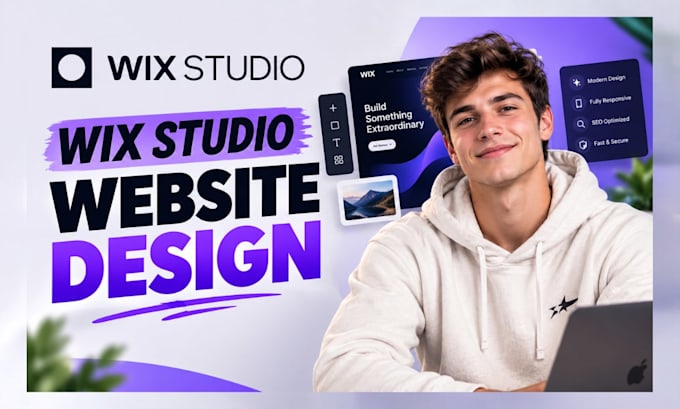 design wix studio landingpage wix website