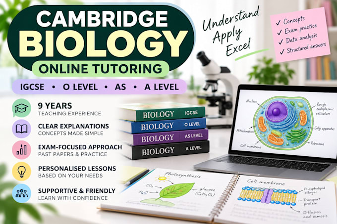 tutor cambridge igcse o level as and a level biology