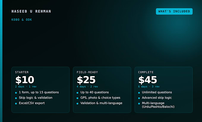 design kobotoolbox and odk with xlsform for data collection