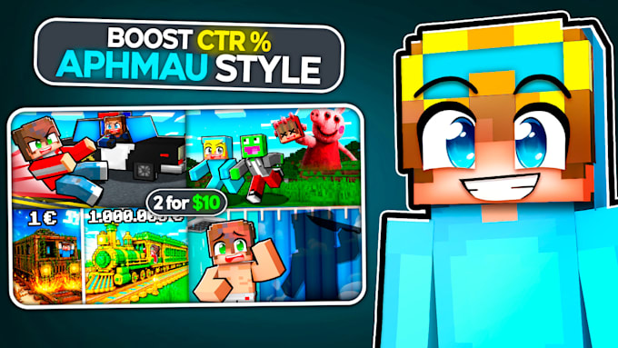 design aphmau minecraft thumbnail