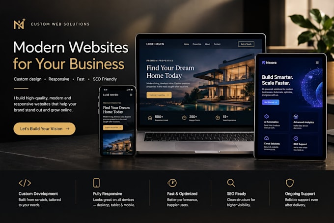 build a dynamic website with professional web development