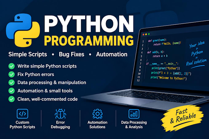 create simple python programs
