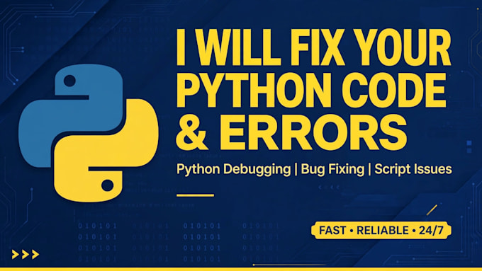 create python automation and fix script