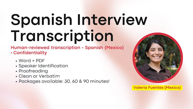 transcribe spanish interviews for academic research