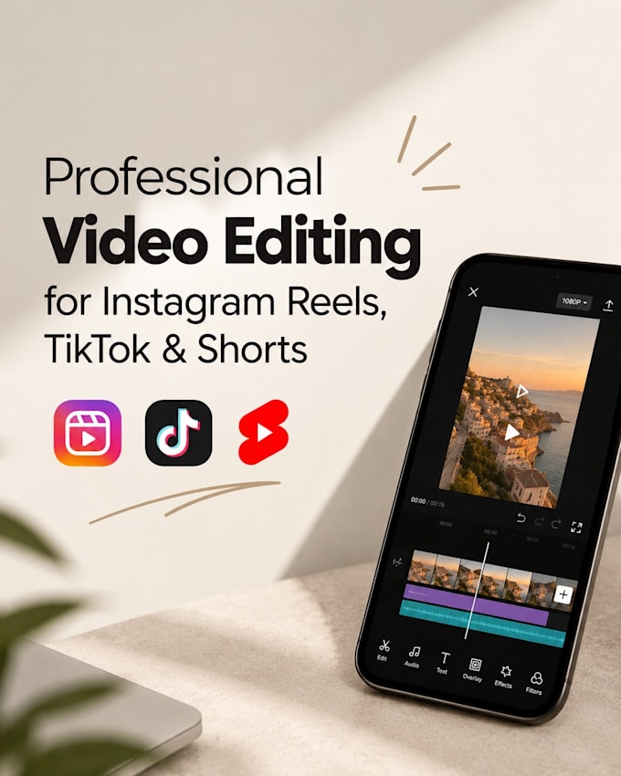 edit dynamic short form videos for reels and tiktok
