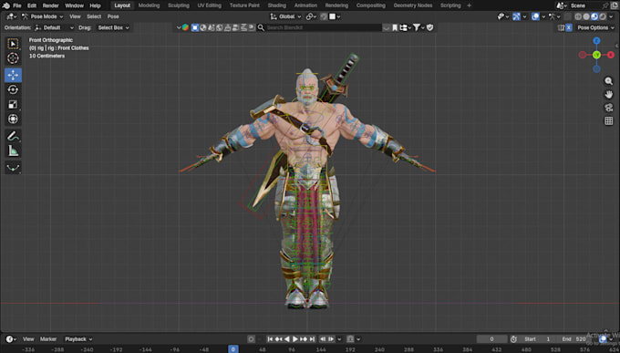 rig your 3d character in blender
