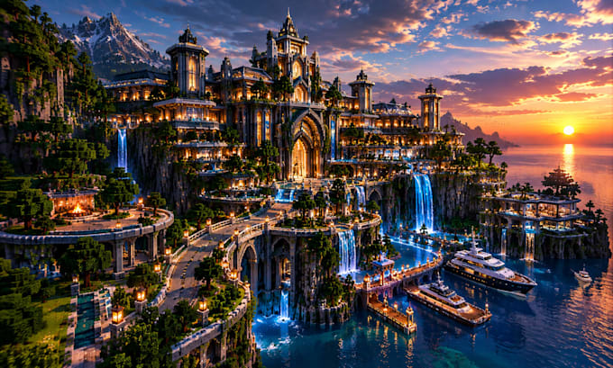 build custom minecraft houses, castles, cities, and maps