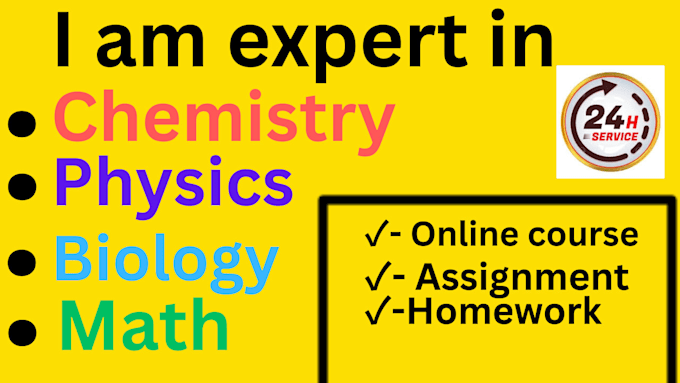 teach you physics, chemistry, biology, math and computer