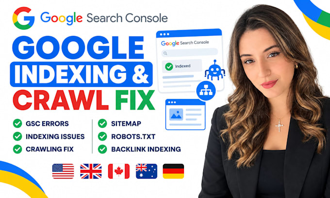 fix google search console indexing crawling errors index website pages backlinks