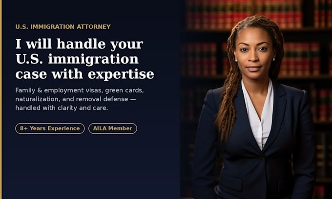 handle your us immigration visa, greencard or citizenship case
