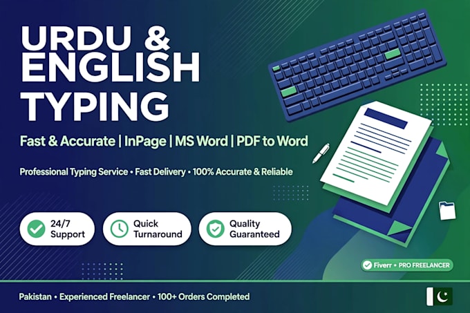 do fast typing urdu and english
