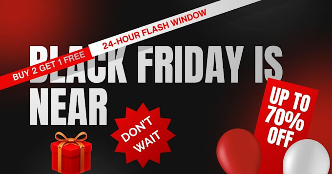 design a high converting black friday promotional email