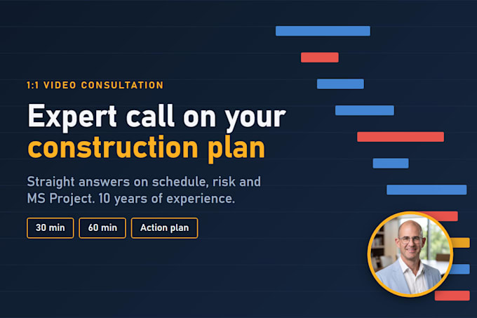consult on your construction project schedule and ms project questions