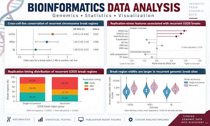 perform bioinformatics and genomic data analysis in r and python