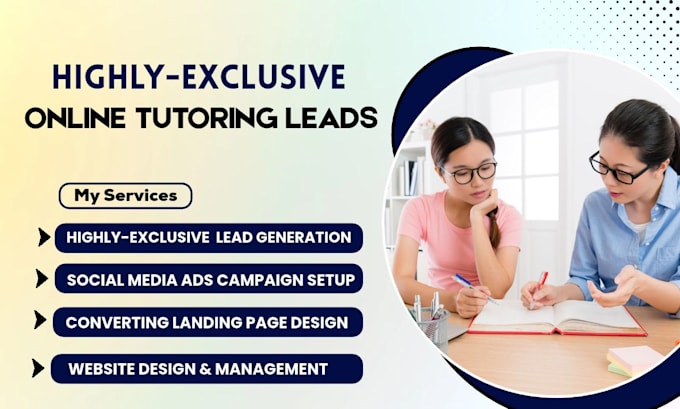 do online coaching and tutoring leads, student leads, online tutoring website