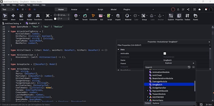 code custom roblox scripts, luau systems, or fix bugs