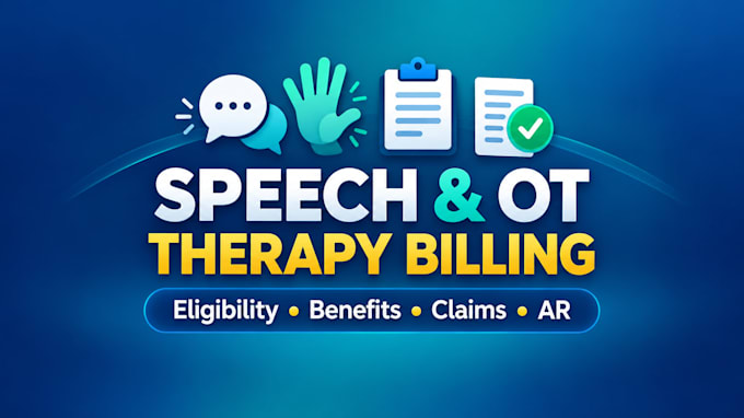 do speech and occupational therapy billing, claims and ar
