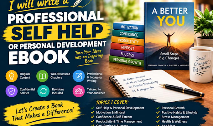 write a professional self help or personal development ebook
