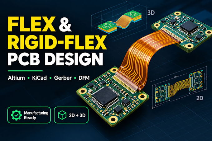 design flex pcb rigid flex pcb for wearable compact