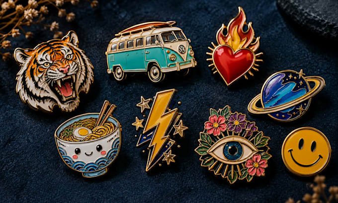 design custom enamel pins for you