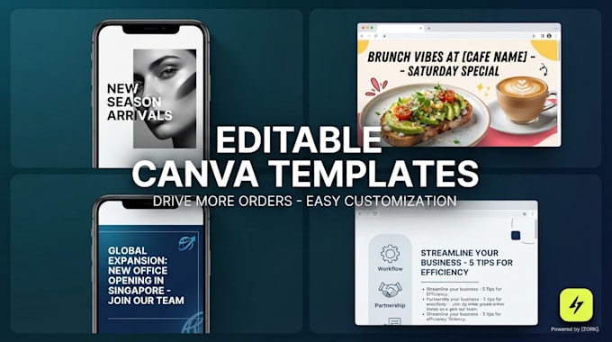 design professional social media posts and canva templetes
