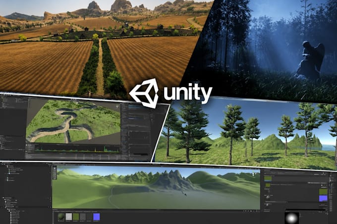 create open world landscapes, terrain maps and biomes for unity