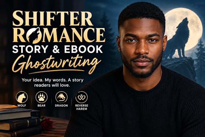 ghostwrite shifter romance ebook for amazon KDP