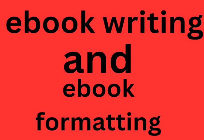 kindle ebook writing for ebook formatting