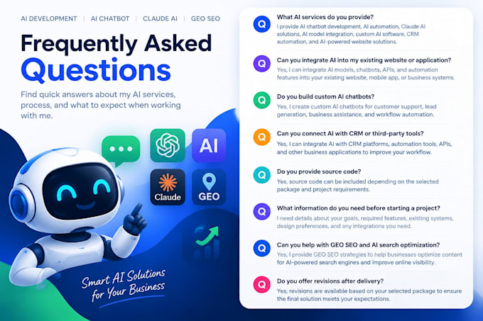setup your ai develop,ai software,ai bot,geo seo,claude ai expert