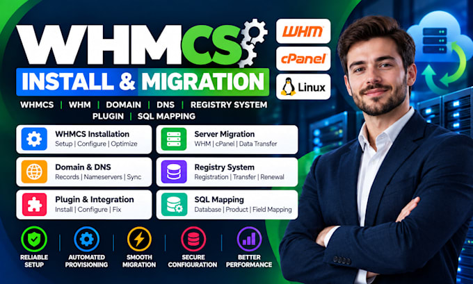 install whmcs server migration whm domain dns registry system plugin sql mapping