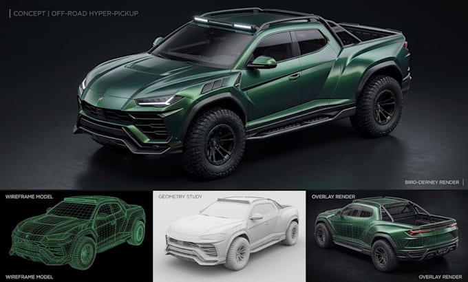 create 3d car modelling realistic 3d car model automotive design for 3d printing