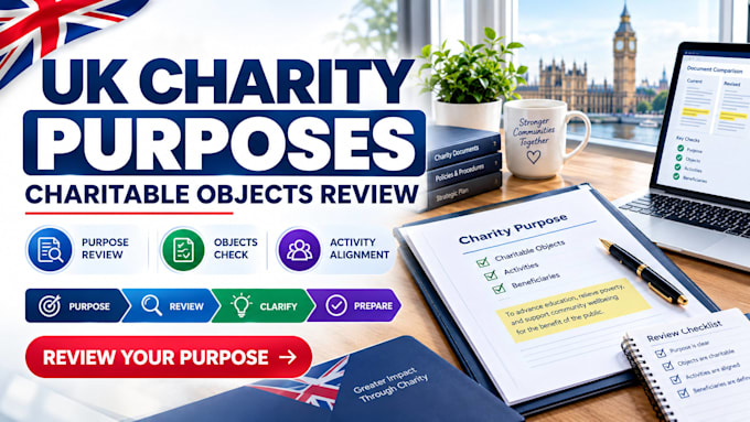 review your UK charity purposes and charitable objects
