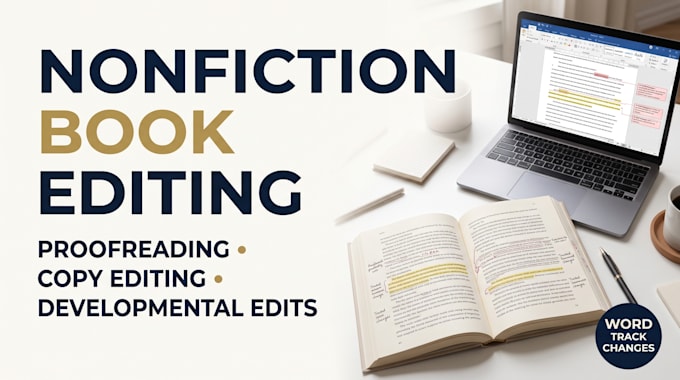 do nonfiction editing, proofreading and developmental edits
