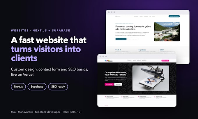 build a fast next js website with supabase or astro