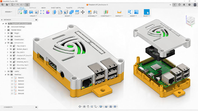 design plastic consumer product, 3d printing cad model prototype fusion 360