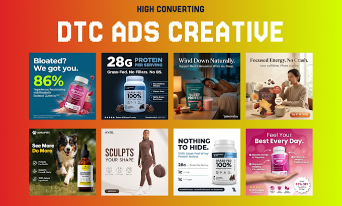 design q4 static ads for facebook, instagram and meta