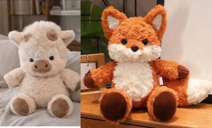 craft handmade cuddly custom plush dolls, personalized toy from concept