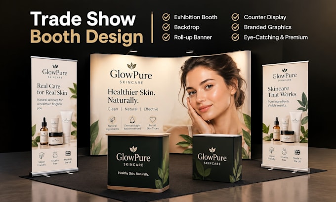 design 3d trade booth and exhibition stand with 2d layout