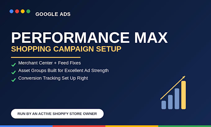 set up google ads performance max shopping campaign